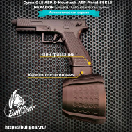 Cyma G18c AEP & Novritsch AEP Pistol SSE18 ( HEXAGON Бункер)  Автоматическский Бубен  ( 1900+- шаров)